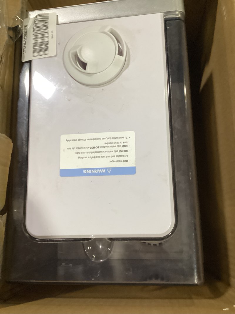 Condition photo showing Good Condition for levoit lv600s smart warm and cool mist humidifiers for home bedroom large room, (6l) 753ft² coverage, quickly & evenly humidify whole house, easy top fill, app & voice control - quiet sleep mode white smart humidifier