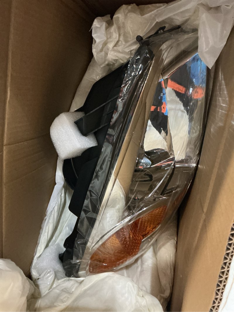 Condition photo showing Good Condition for Headlight Assembly Compatible With 2009-2012 Toyota RAV4 Chrome W/Amber Headlamps Replacement Pair Set Driver & Passenger Side 09-12 RAV4 CHROME AMBER