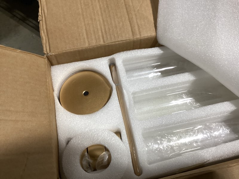 Condition photo showing Good Condition for glass hurricane candlestick holders gold - romadedi 18 pcs taper candle holder bulk tall clear glass cylinder table centerpiece wedding decor party birthday christmas home decorations