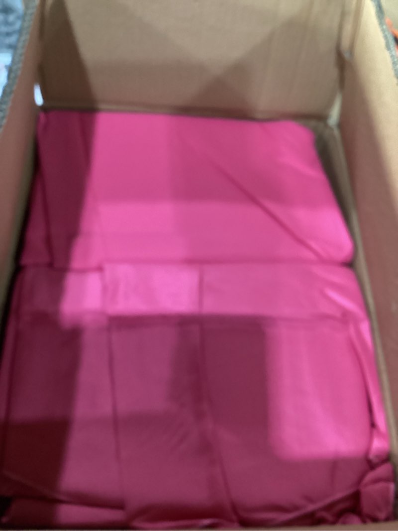 Condition photo showing Good Condition for showgeous 10 pack hot pink round tablecloth 90 inch polyester table cloth for tables - washable decorative fabric covers for wedding, dining, party, banquet, buffet hot pink 10 pack - 90 inch round