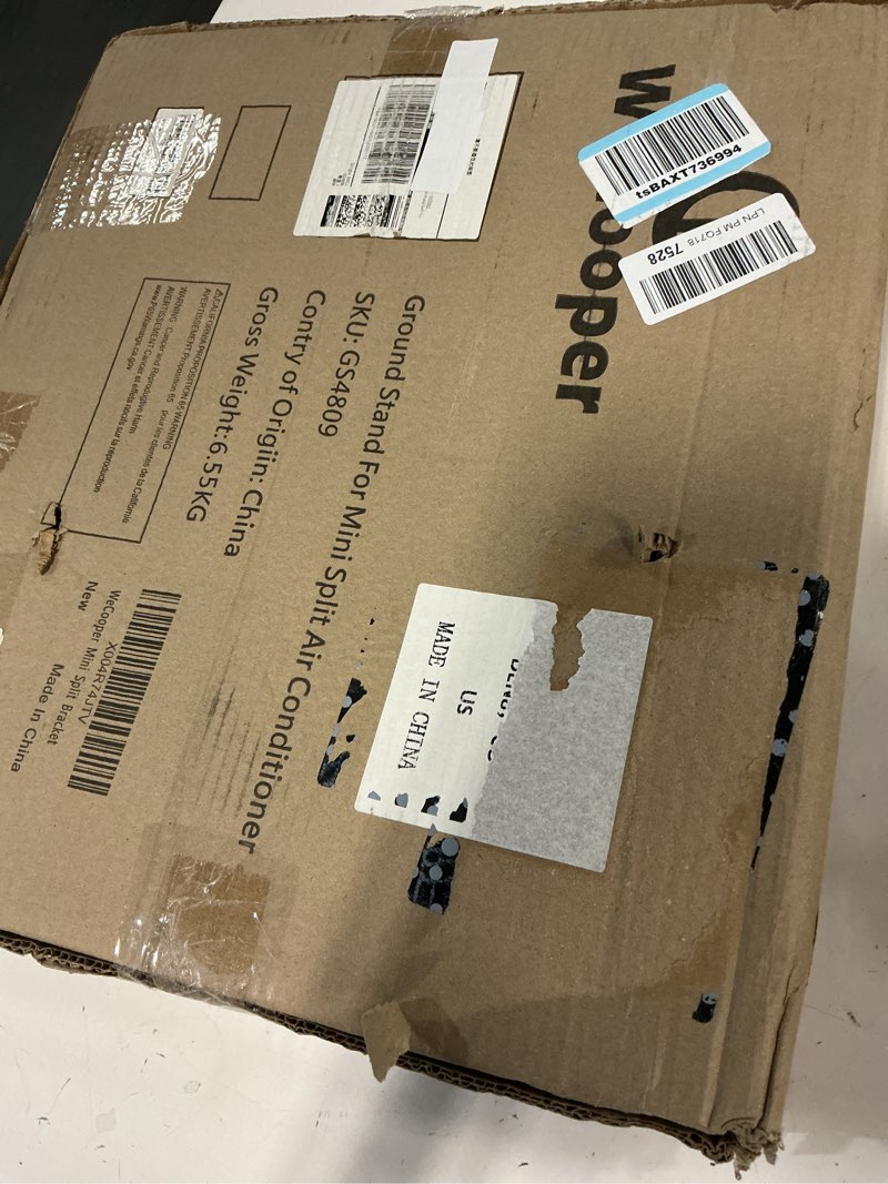 Condition photo showing Good Condition for wecooper mini split stand for 9000-36000 btu ductless ac heat pump,heavy duty adjustable mini split condenser ground stand,max load 770lbs 9000-36000btu