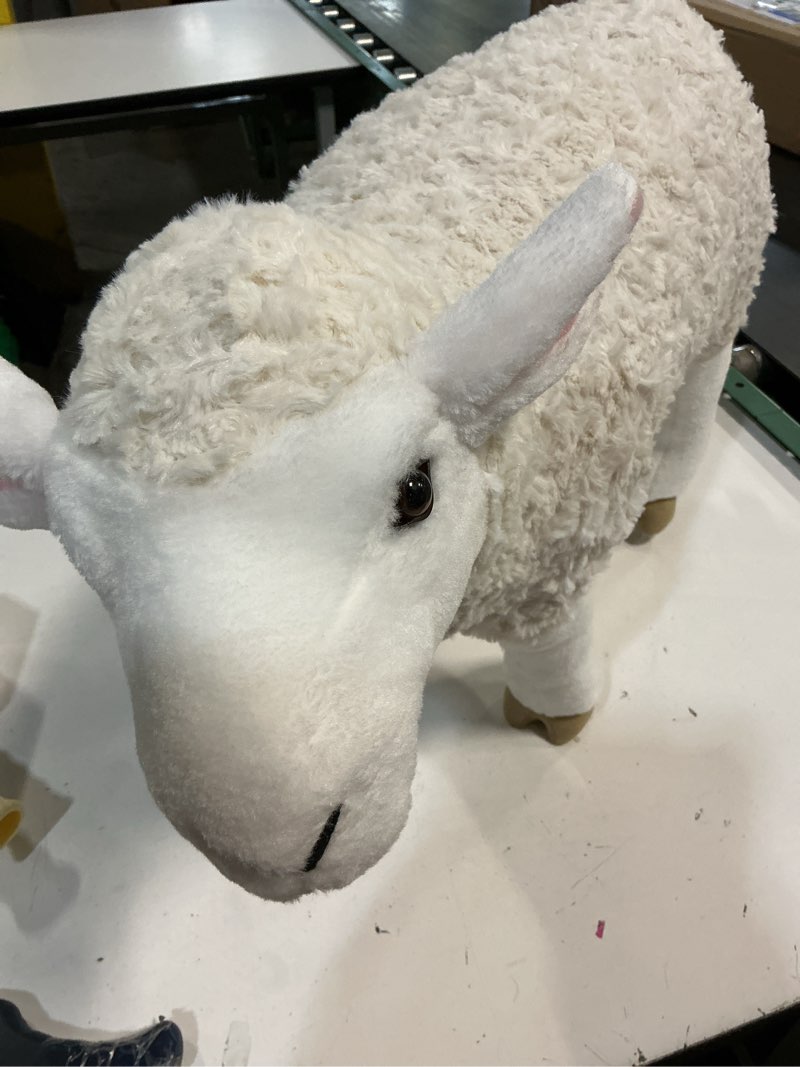 Condition photo showing Good Condition for melissa & doug giant sheep - lifelike stuffed animal (nearly 2 feet tall)