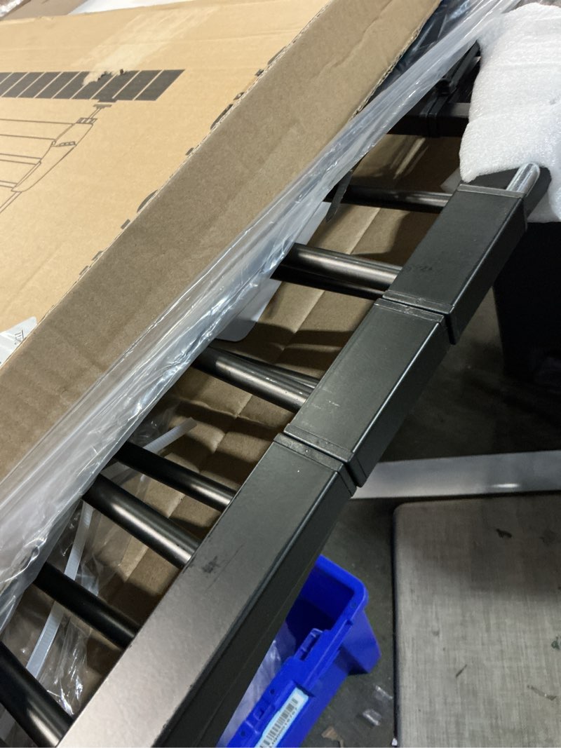 Condition photo showing Good Condition for baby gate with door, 26-40" auto close dog gate indoor for stairs doorways, easy install pressure mounted pet gate, easy walk through child safety gate for the house, black