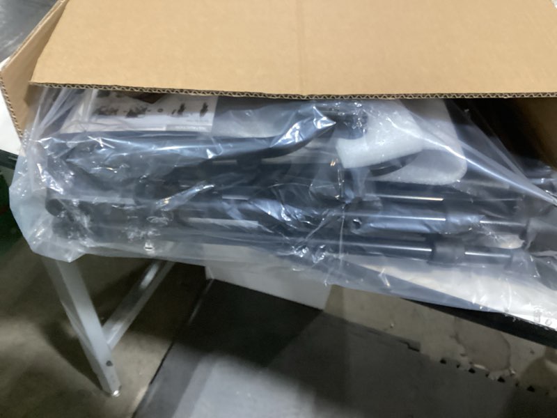 Condition photo showing New/Like New for TIMBER RIDGE Aluminum Camping Directors Chair with Side Table Pocket, Portable Folding Chair, Heavy Duty Lawn Chair for Fishing Trip Picnic Concert Outdoor 400lbs, Navy Blue Standard