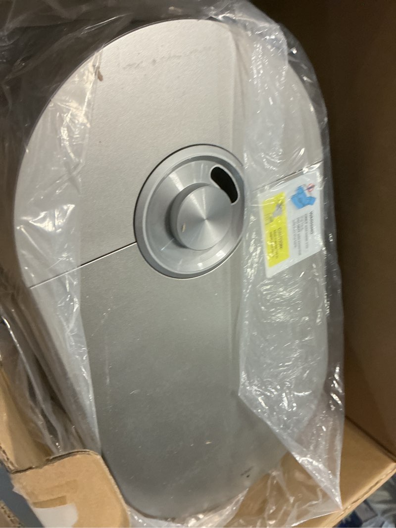 Condition photo showing As Is for DREO 6L Humidifiers for Bedroom, Smart Warm & Cool Mist for Large Room, 60Hr Quiet Runtime for Baby, Plant, Humidity Sensor, Indicator Light, 12H Timer, Google/Alexa, HM713S Silver