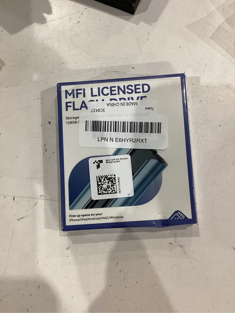 Condition photo showing New/Like New for mfi certified 256gb flash drive for iphone usb memory stick thumb drives, high speed usb stick iphone flash drive for photos videos,photo stick external storage for iphone/ipad/android/laptop (pink) 256gb pink rose