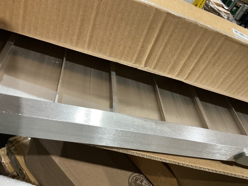 Condition photo showing Good Condition for vnn portable wheelchair ramp 4ft, non-slip aluminum ramps for wheelchairs for home, handicap wheelchair ramps for home steps, aluminum loading dock plates, doorways aluminum 4ft (usable height 4-12 inch)