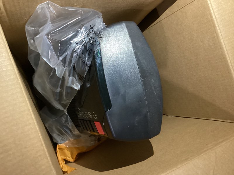 Condition photo showing As Is for lasko 22  1500w oscillating ceramic tower space heater with remote  black  ct22835  new