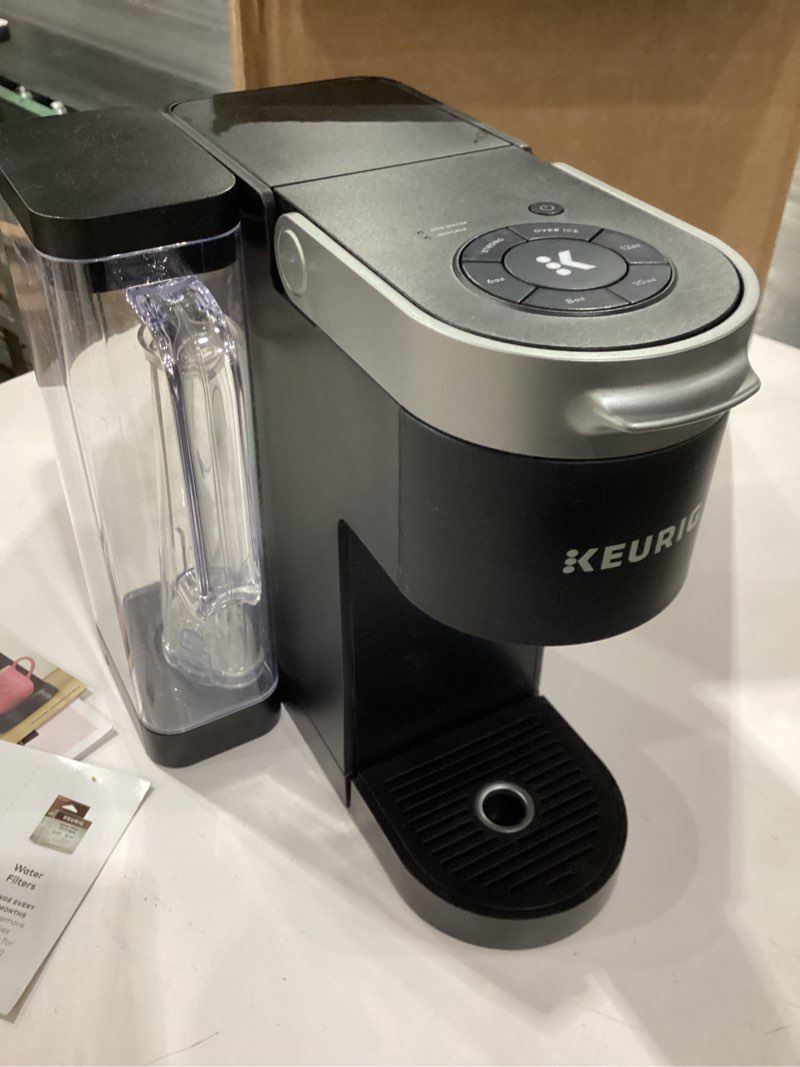 Condition photo showing Good Condition for *Not Tested* Keurig K-Supreme Single Serve K-Cup Pod Coffee Maker, MultiStream Technology, 4 Brew Sizes, 66oz Dual-Position Removable Reservoir, Black Black Coffee Maker