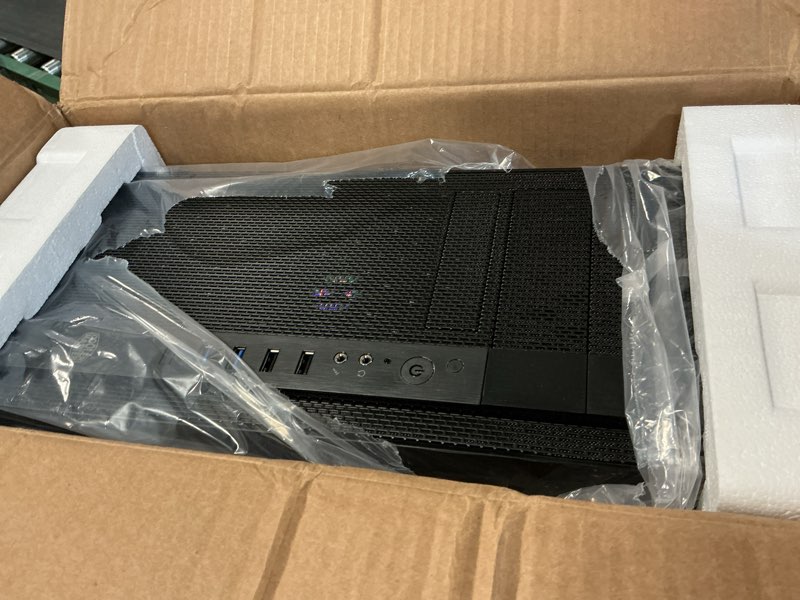 Condition photo showing As Is for Cooler Master N400 - Mid Tower Computer Case with Fully Meshed Front Panel (NSE-400-KKN2) ATX Mid-Tower