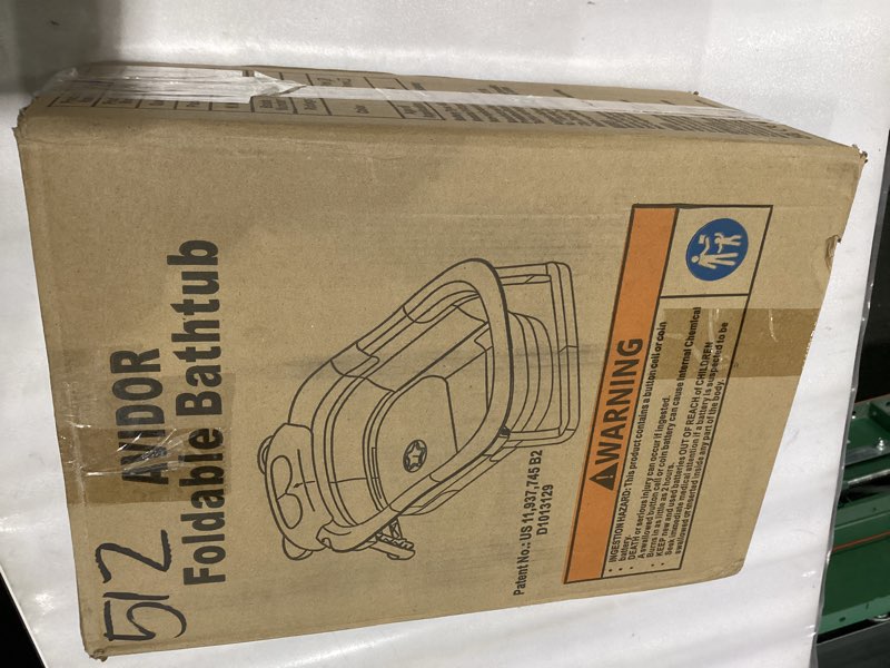 Condition photo showing New/Like New for BUNWAG Baby Bathtub, Collapsible Newborn Bathtub for Infant to Toddler 0-24 Months with Soft Cushion