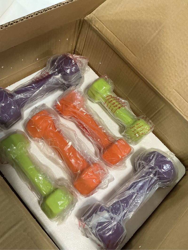 Condition photo showing Good Condition for cap barbell neoprene dumbbell weights pairs & sets | multiple colors colors series 20 lb set