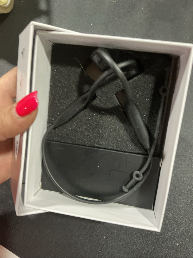Condition photo showing Good Condition for Bone Conduction Headphones, Wireless Bluetooth 5.3 Open-Ear Headphones with Mic, 10H Playtime Workout Headphones, Waterproof Sport Earphones Headset for Running, Gym, Hiking, Cycling (Black)