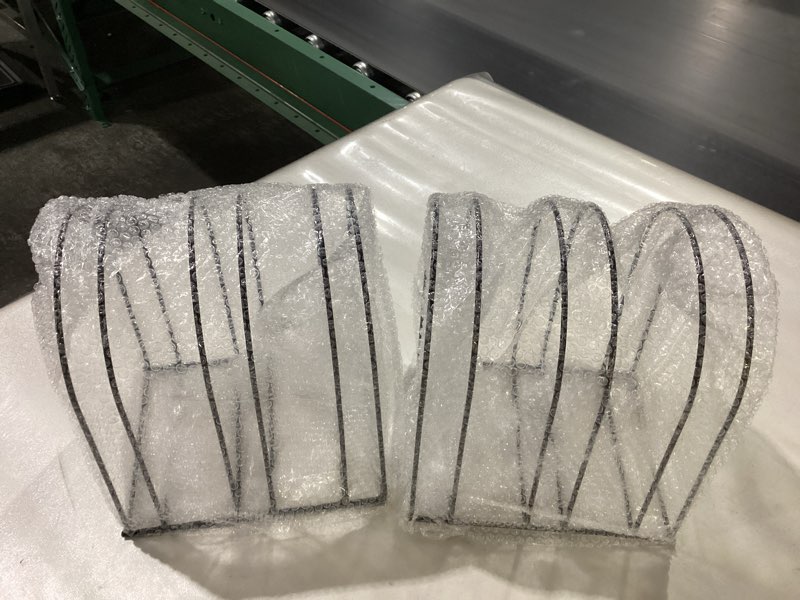 Condition photo showing New/Like New for ABOOFAN Iron Hat Rack Stand, 2pcs Woolen Hat Stand Winter Hat Storage Display Rack Wire Hat Holder Baseball Cap Berets Wool Cap Shelf Organizer for Counter Closet Black