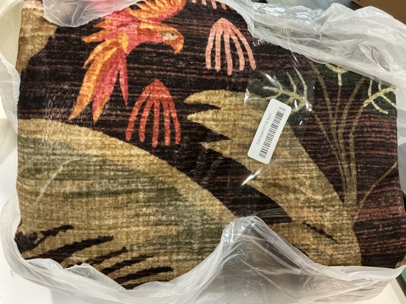 Condition photo showing Good Condition for GarveeHome Area Rugs 8x10 for Living Room, Jungle Animal Large Washable Rug Soft Non Slip Backing Floor Mat Carpet Indoor Thin Accent Rug for Bedroom Dining Room Playroom Nursery Home Decor Brown 8' x 10' (Rectangular)