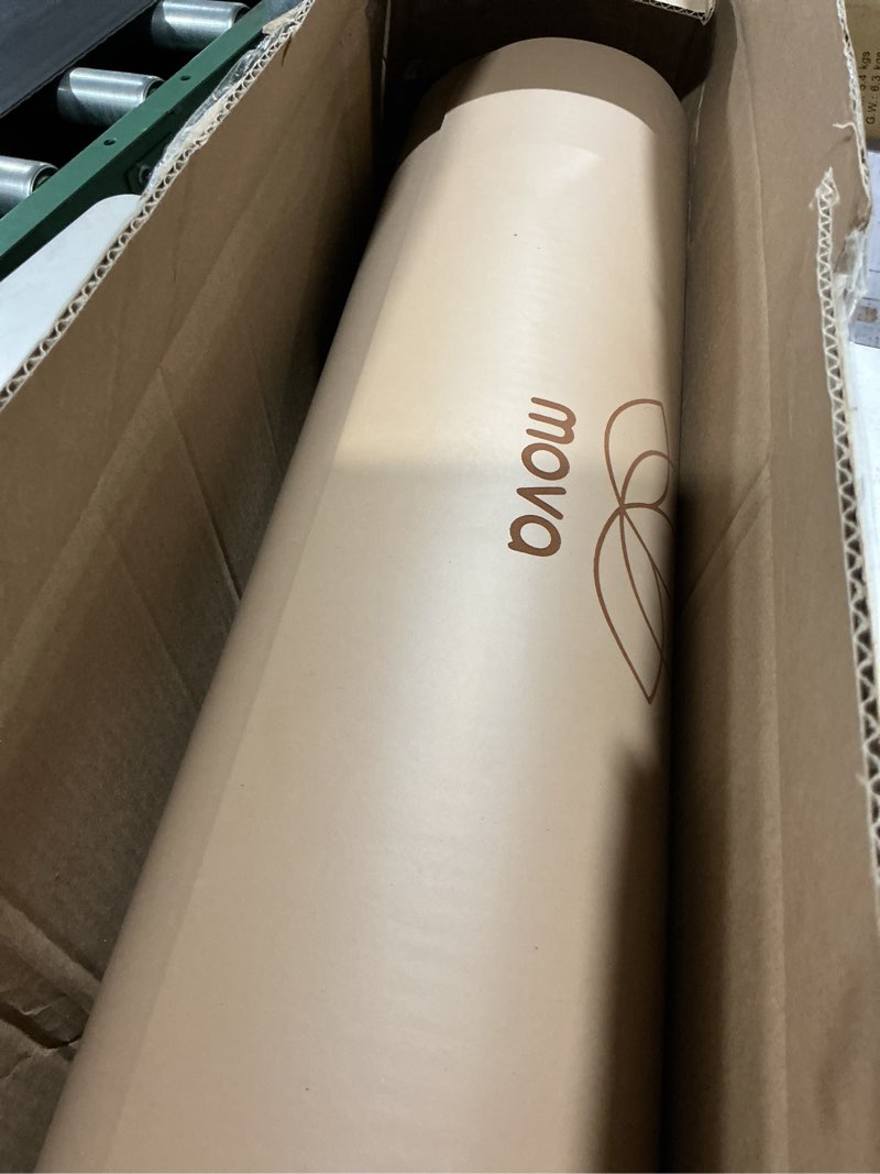 Condition photo showing As Is for clean yoga mat - extra long non-slip pu & natural rubber, 4.5mm thick, eco-friendly yoga mat for hot yoga, pilates & home workout olive sand