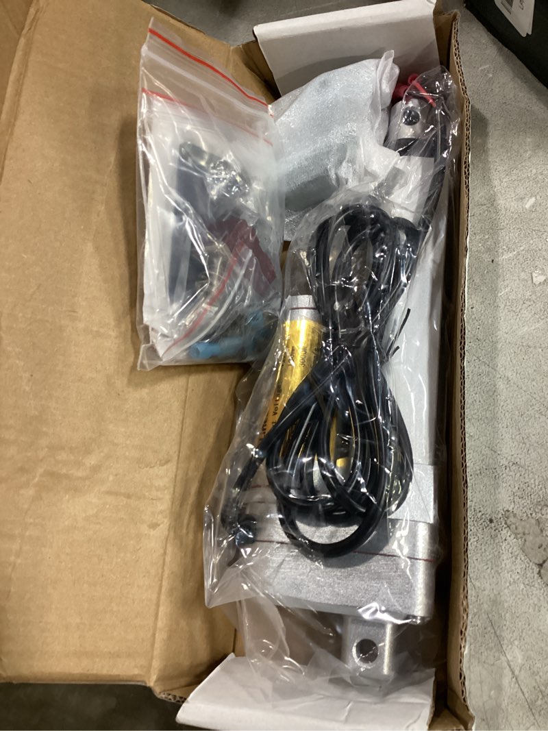 Condition photo showing Good Condition for linear actuator 12v - 3000n/660lbs | 4 inch stroke, 5mm/s | heavy duty waterproof electric piston actuator with reverse polarity controller for home, outdoor, rv automation, window 4“/100mm 3000n-5mm/s 1
