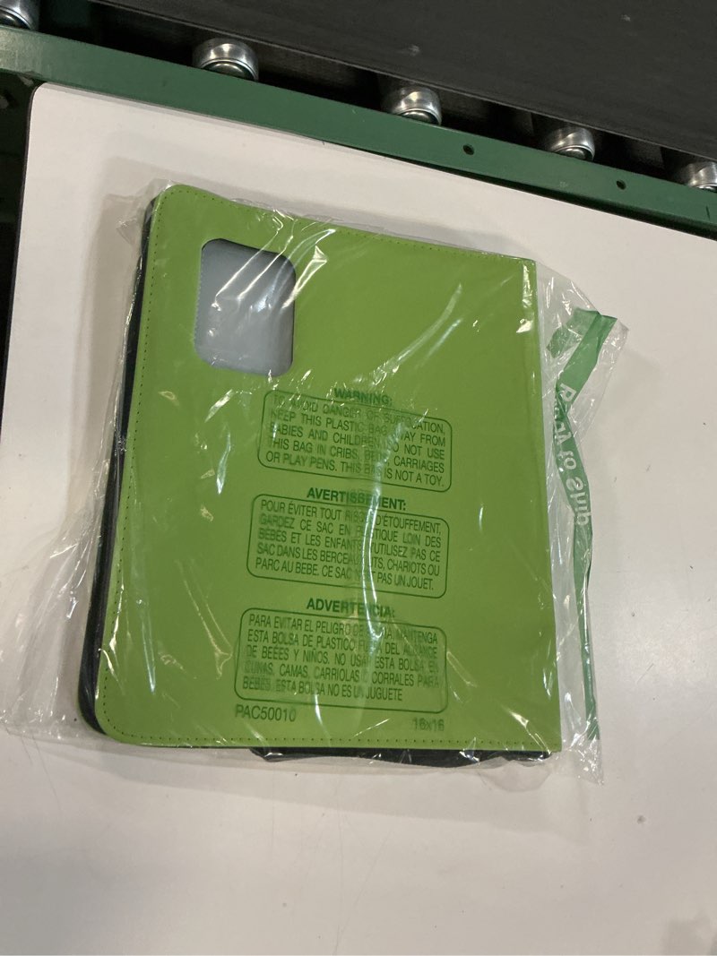 Condition photo showing New/Like New for Card Binder 9 Pocket, Trading Card Binder with Clear Window Design, 720 Double Sided Pocket PU Collection Binder, Card Albums for MTG, TCG, and Sports Cards(Sky blue) 9 Pocket 720 3-Sky blue