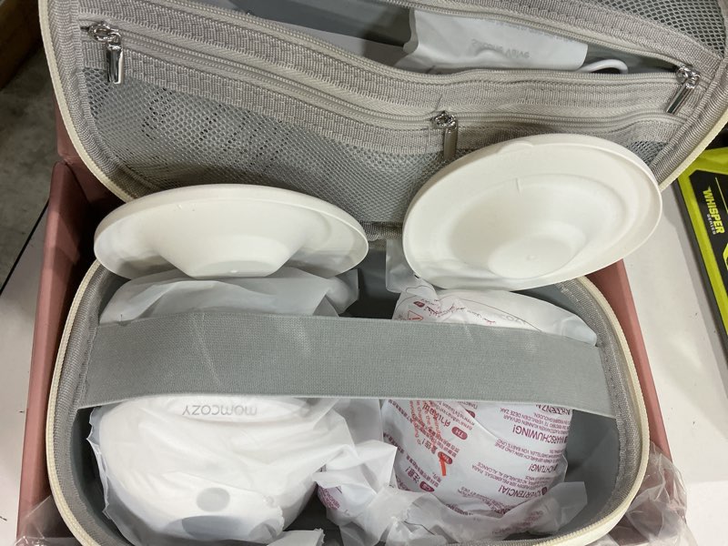 Condition photo showing Good Condition for momcozy m5 smart app controlled wearable breast pump, hands-free wireless electric pump, 3 modes 9 suction levels, bpa-free, portable lightweight, 24mm flange, 2-pack quill gray