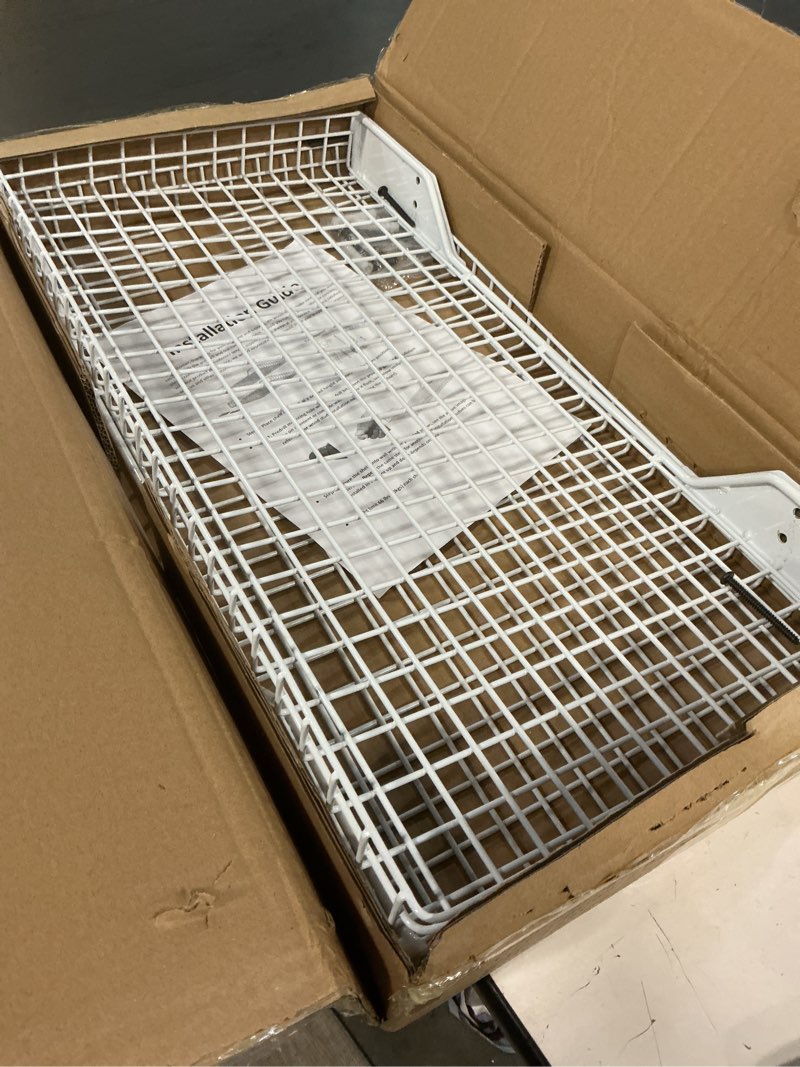 Condition photo showing Good Condition for Ultrawall Wall Mounted Storage Shelf for Garage, 2 Pack Metal Shelf Rack, Heavy-Duty Wall Organizer Shelves Suitable for Shop, Shed, Garage 23.5inch x 12inch(White)