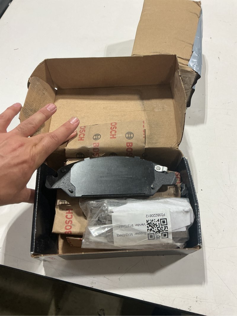 Condition photo showing Good Condition for premium ceramic disc brake pad set - front | compatible with select volvo c40 recharge, s60, s90, v60, v60 cross country, v90, v90 cross country, xc40, xc60, xc90 + more
