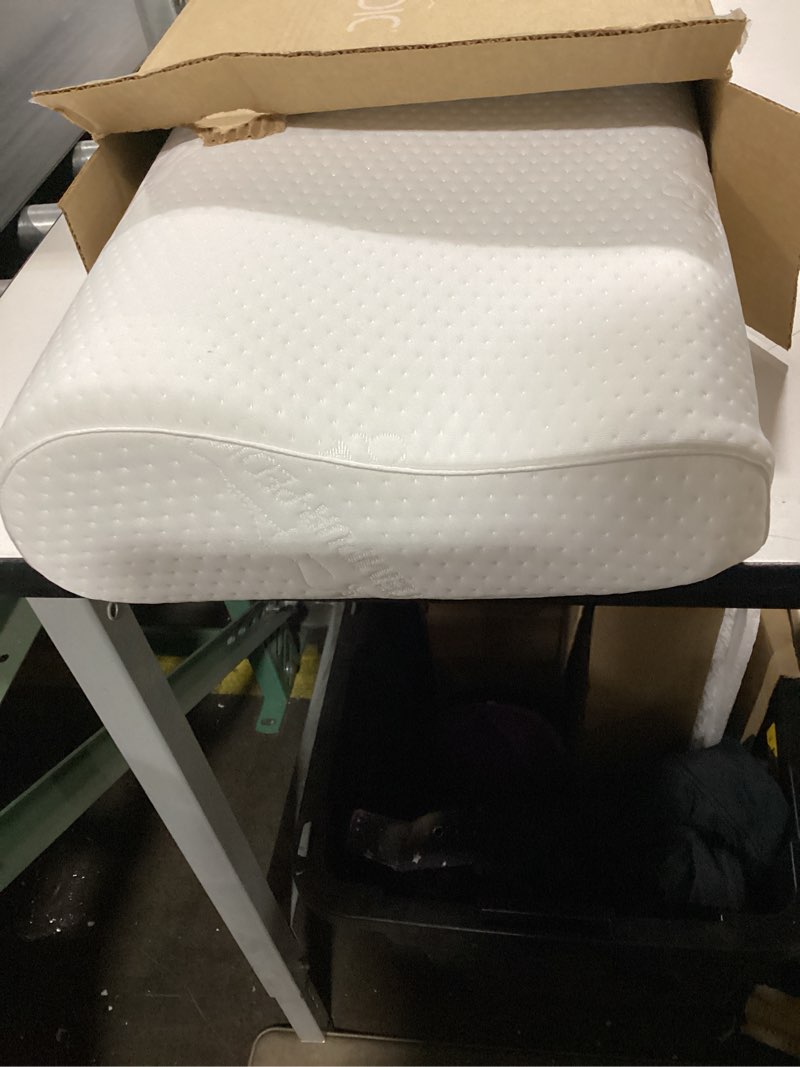 Condition photo showing Good Condition for tempur-pedic tempur-ergo neck pillow, large profile, white high profile 1