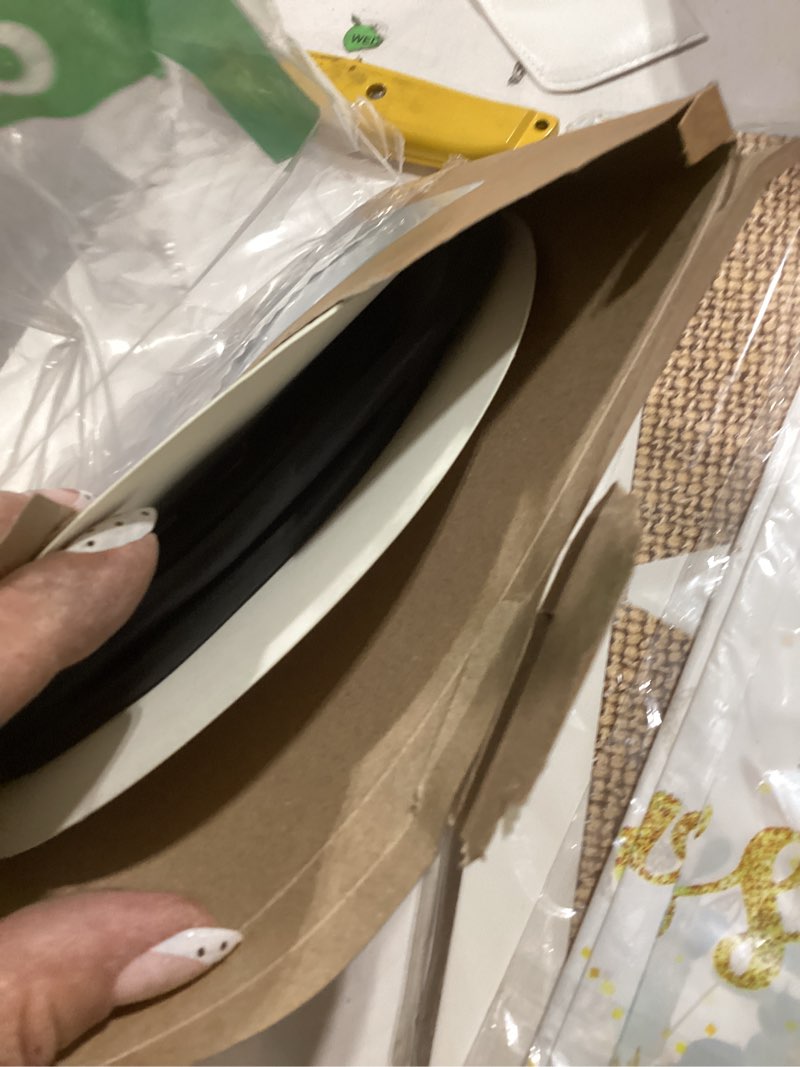 Condition photo showing As Is for uxcell foam rubber seal weather strip 6mm diameter 3 meters long black