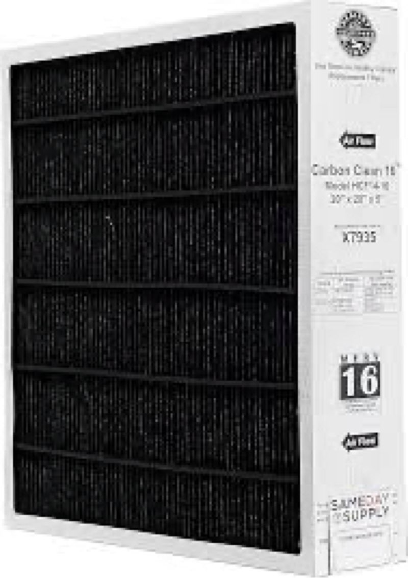 2-pack X7935 20x20x5 MERV 16 Air Filter, Compatible with Lennox X7935 Healthy Climate Carbon-Clean M