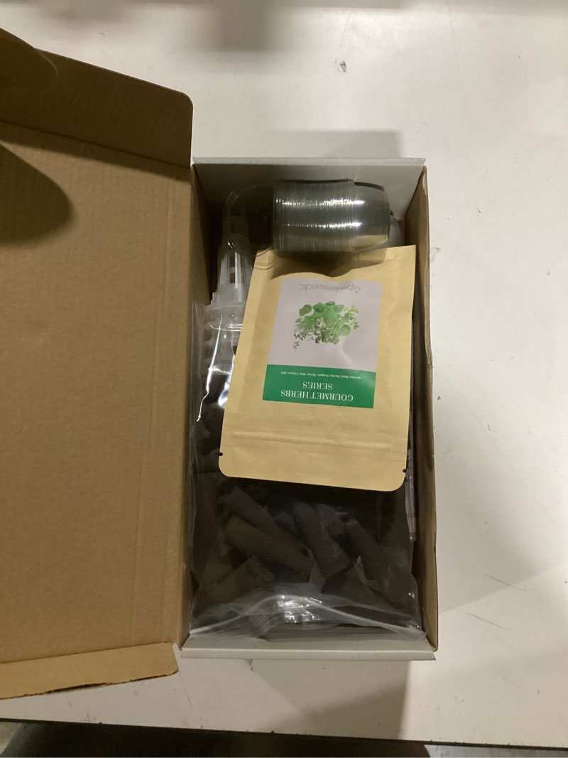 Condition photo showing Good Condition for Gourmet Herb Seed Pod Kit for AeroGarden, idoo, Ahopegarden, MUFGA with Basil, Parsley, Thyme, Mint, Cilantro, Dill, Oregano - Compatible with All Hydroponics (36-Pod) Herb-36