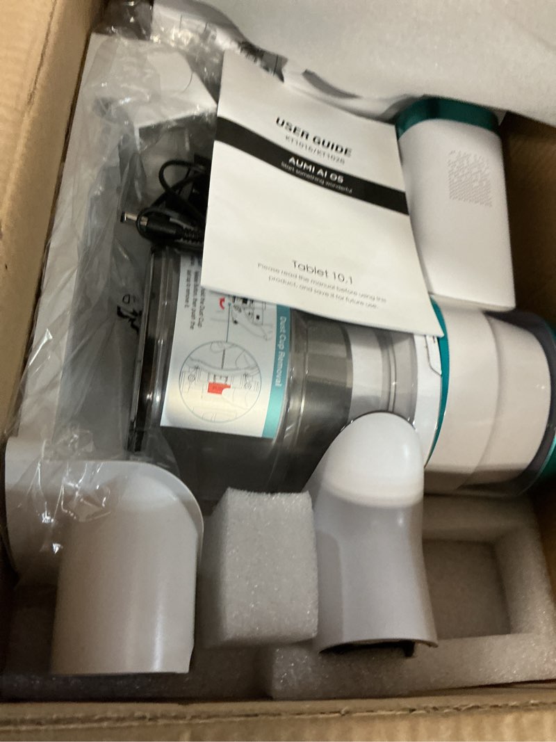 Condition photo showing Good Condition for tikom v500 cordless vacuum cleaner for home, 40000pa/450w stick vacuum with led touch screen, charging wall dock, anti-tangle, lightweight handheld vacuum for pet hair, hard floor, carpet, blue