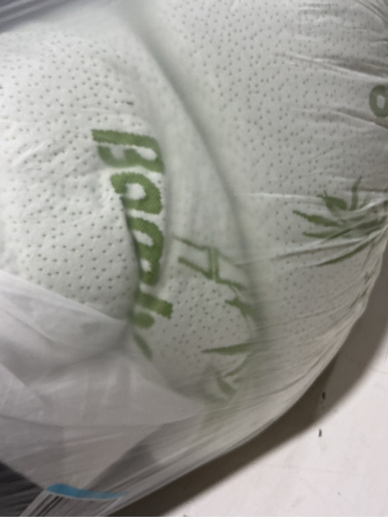 Condition photo showing As Is for patsba premium viscose made from bamboo king size mattress topper for back pain,1200 gsm quilted fitted extra thick mattress pad,pillow top mattress cover with deep pocket up to 21 inches?78*80inch? white king