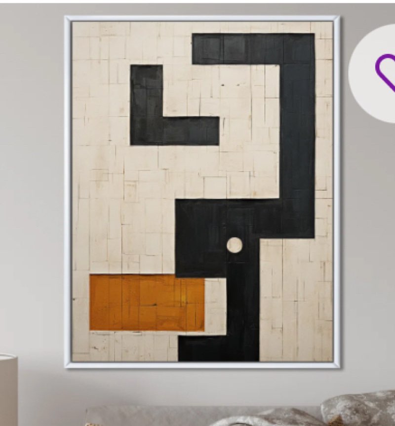 New order abstract monochrome minimalism 40”x30”