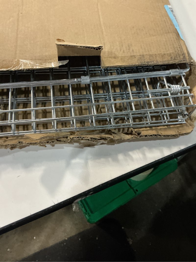 Condition photo showing Good Condition for live animal trap cage with cover, cat trap for stray cats 32 inch heavy duty folding skunk traps with real door for raccoons, opossums, groundhogs, skunks, feral cats, squirrels-(32 x 10 x 12 inches) trap+black cover