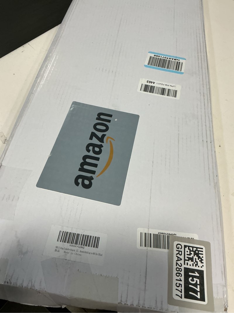 Condition photo showing Good Condition for YHK Sliding Transfer Boards, Sliding Boards to Transfer to Wheelchairs, Seniors from Bed to Chair, Car, Slide Assist Device, Sliding Boards Hold up to 440 lbs (Blue) Slide Transfer Board 31.5"