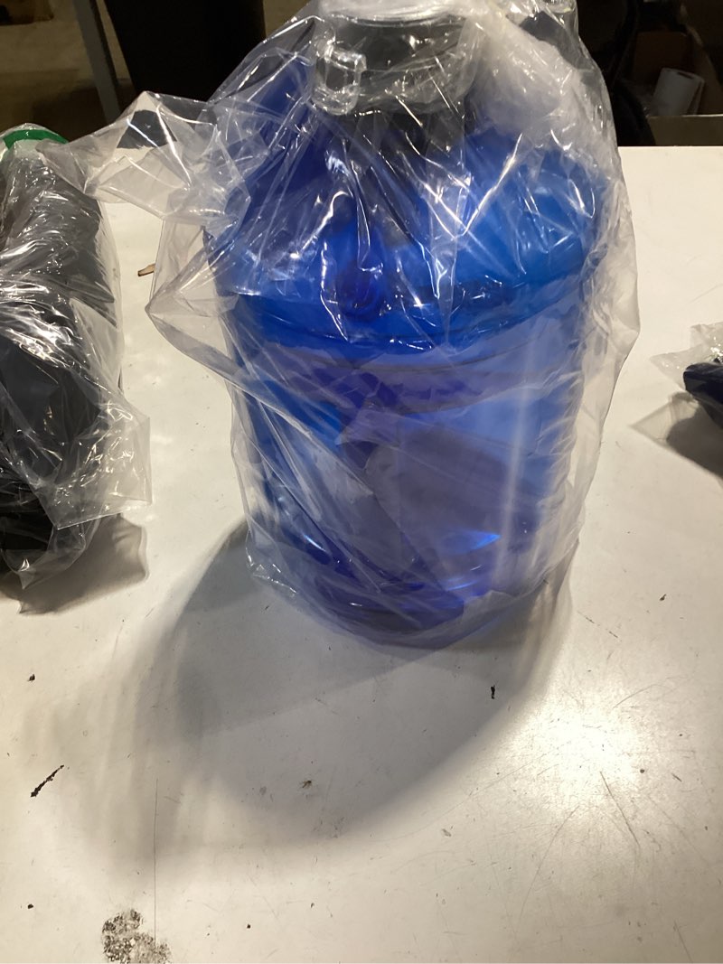 Condition photo showing Good Condition for sluxke gallon big water bottle with handle, 128oz leakproof bpa free fitness sports water bottle with motivational time marker & wide mouth ensure you drink more water blue