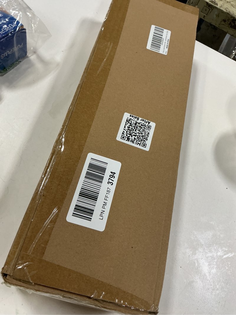 Condition photo showing New/Like New for 2 Pack Curtain Rods for Windows 32-90 Inch, 1 Inch Adjustable Black Curtain Rod Set with Brackets, Easy Install 32"-90"/2 Pack Black