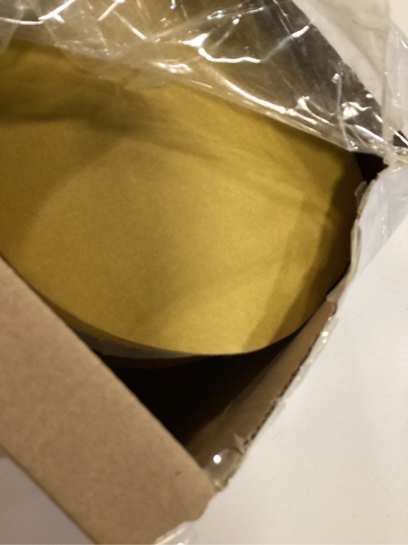 Condition photo showing Good Condition for 6-inch no-hole hook and loop sanding discs 220-grit, random orbital sandpaper for automotive and woodworking, 100-pack 220 grit