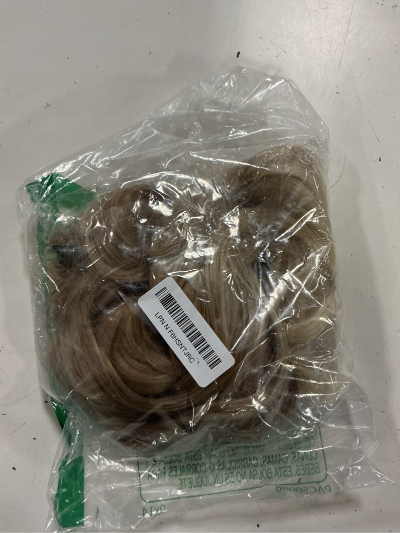 Condition photo showing Good Condition for reecho clip in hair extensions,4pcs blonde extensions 24'' thick long beach waves hair extensions he003 invisible lace weft natural soft hairpieces for women – dark blonde with light ends (4pc278)