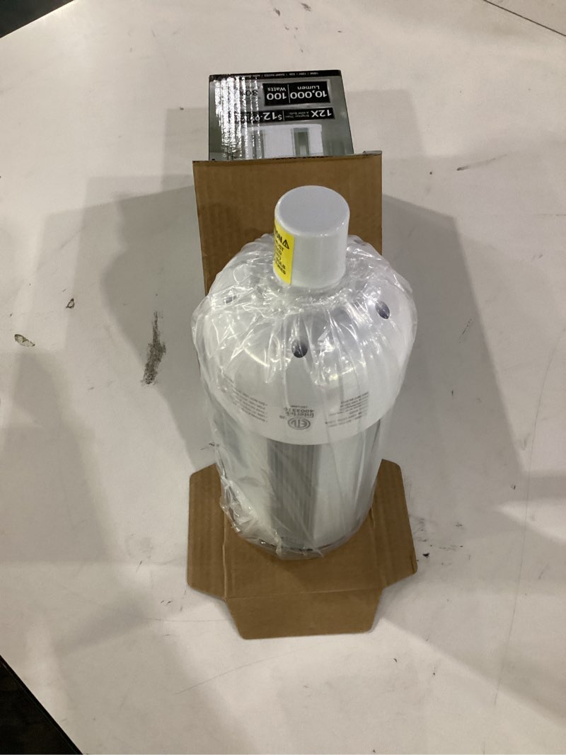 Condition photo showing Good Condition for not tested**** gt-lite led corn cob bulb, 100w (500w equivalent), 10,000 lumen, daylight 5000k, e26 base energy saving led light for indoors garage workshop warehouse 100w, 10,000 lumen