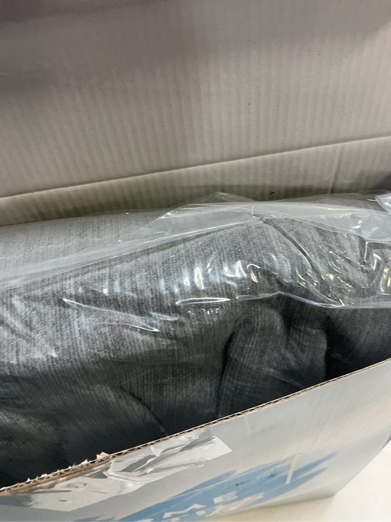 Condition photo showing New/Like New for 100% Waterproof Couch Cover Sofa Covers for 3-4 Cushion Couch Sectional Couch Washable Sofa SlipCover for Dog Pet-Friendly Furniture Protector for Living Room with Tassel(91" x 150", Gray) Grey 91" x 150"