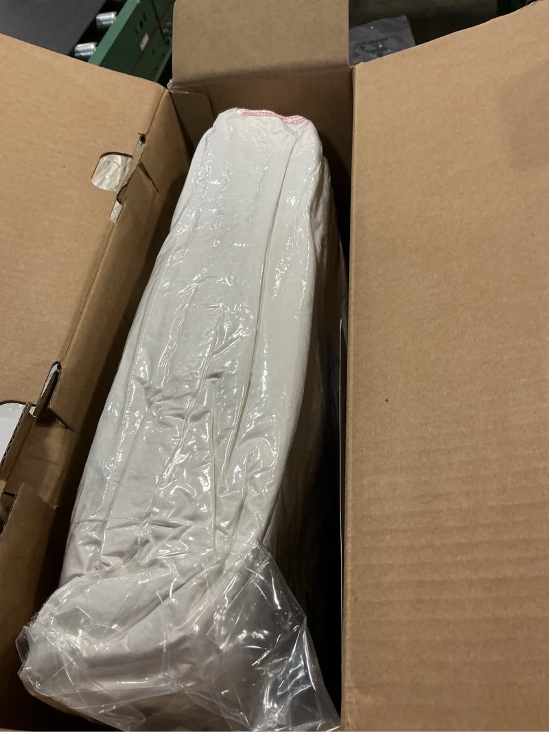 Condition photo showing New/Like New for serta goose feather down fiber cotton comforter king size - 100% cotton duvet insert - hotel luxury hypoallergenic bedding comforter light warmth 106 x 90 inch white king light warmth