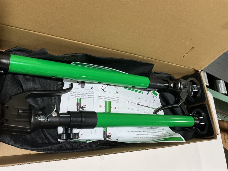 Condition photo showing Good Condition for Cabinet Jacks for Installing Cabinets, Adjustable Third Hand Quick Support Pole 23.6"-45.3" inches 200lbs Capacity for Dust Barrier Poles, Drywall Lift Furniture Jack Rod & Zip Wall Pole Kit,2-Pack 23.6"-45.3" 2PC