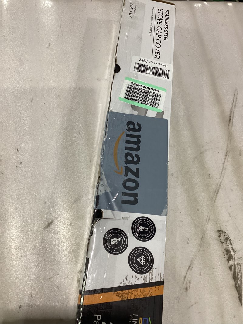 Condition photo showing New/Like New for Linda’s Essentials Stove Gap Covers Stainless Steel (2 Pack), 316 Stainless Steel Stove Gap Covers H