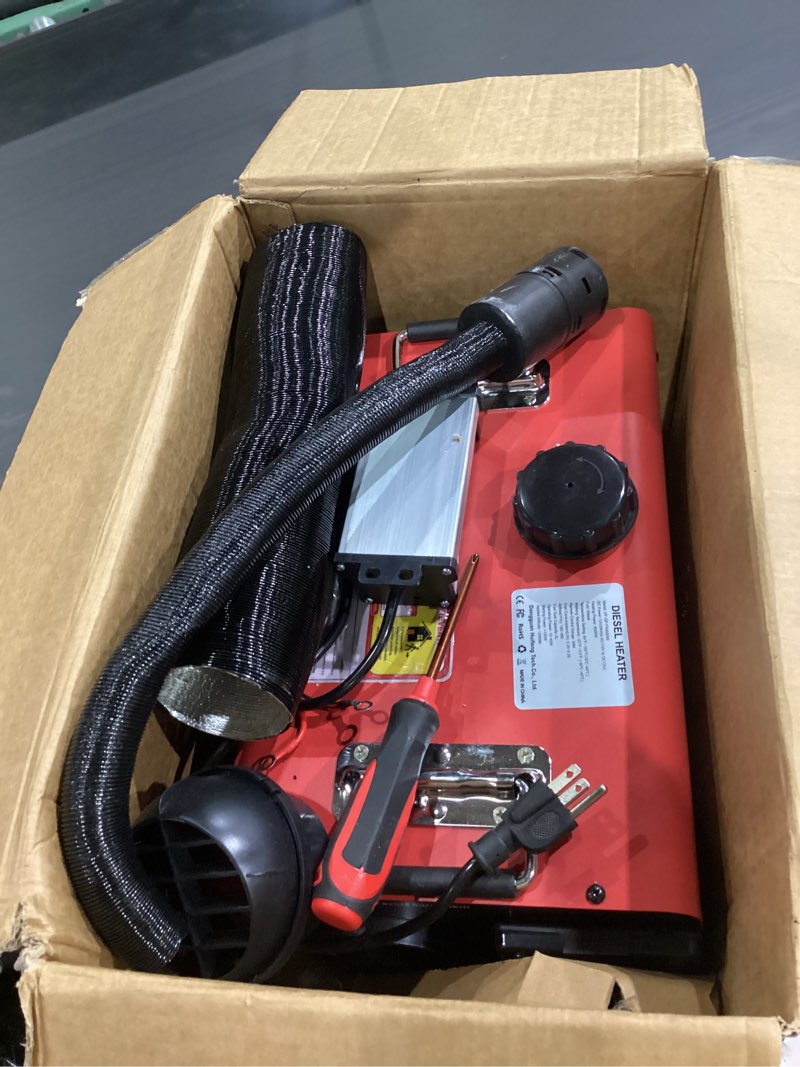 Condition photo showing As Is for 8500w diesel heater, 110v/24v/12v ultra parking heater with remote control an...
