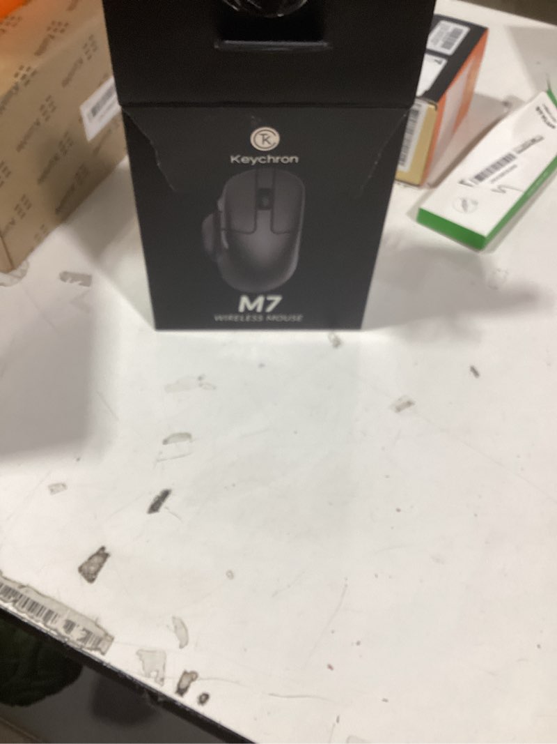 Condition photo showing New/Like New for Similar product Keychron M6 Silent Wireless Gaming Mouse, 1000Hz Polling, Bluetooth 5.3/2.4GHz/Wired, PixArt 3395 Optical Sensor up to 26,000 DPI, Lightweight 86g, Programmable, for Windows/Mac/Linux – Black Black PixArt 3395(1K Polling Rate)