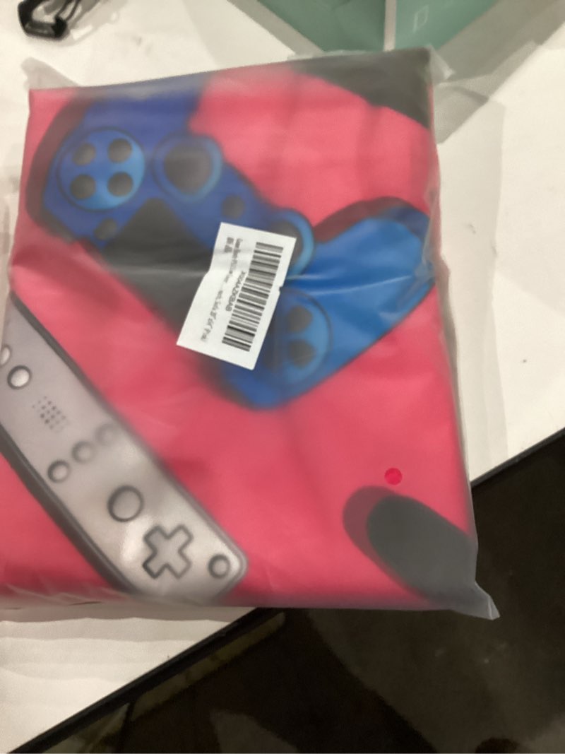 Condition photo showing New/Like New for Game Body Pillow Cover for Boys Gifts Gaming Pattern Long Pillow Case with Zipper Ultra Soft Decorative Modern Large Pillowcases Soft Cushion Covers for gameroom,Bedroom,Couch,Sofa 20"x54"(Pink) 54" x 20" (Pack of 1) Game Pink