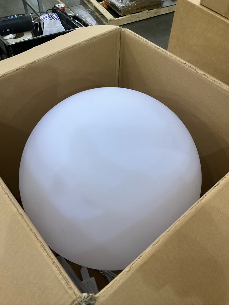 Condition photo showing Good Condition for LOFTEK 16-inch Large Nursery Night Light Ball: 16 Colors Change Floating Light with Remote Control, Rechargeable and Waterproof Night Lights,for Home Decor Study Area, Living Room Cordless 16-inch