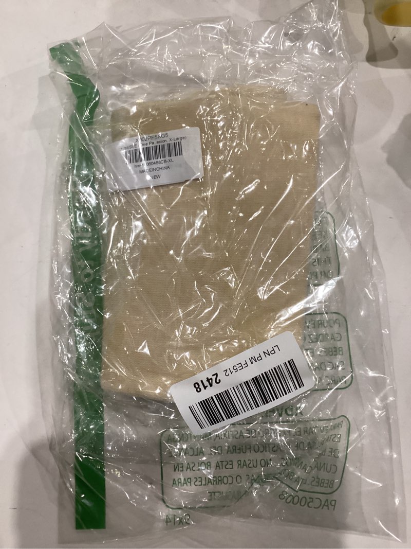 Condition photo showing As Is for JUMISEE (One Pair Cotton Knee Sleeves for Knee Support, Circulation Improvement & Pain Relief Compression Knee Brace X-Large Complexion