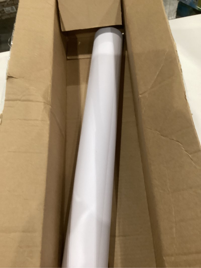 Condition photo showing As Is for seonta Thick White Contact Paper Matte 24"x200" Waterpoof Peel and Stick Wallpaper Decorative Self Adhesive Wallpaper Decorative Vinyl Film Wrap Contact Paper for Walls Furniture Countertop 200" x 24" White