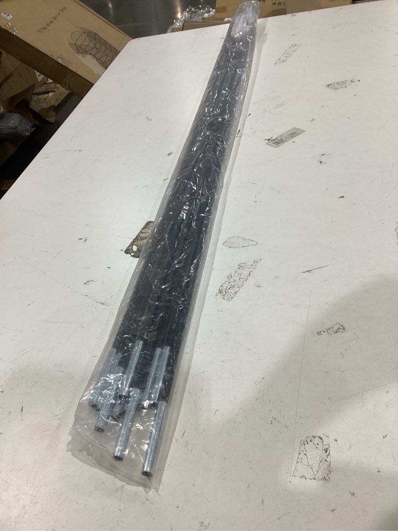 Condition photo showing Good Condition for universal trampoline fiber glass rods to replace the top ring of net enclosure, fiberglass poles for 12/14/15ft frame with tube caps, not for the plastic t connector